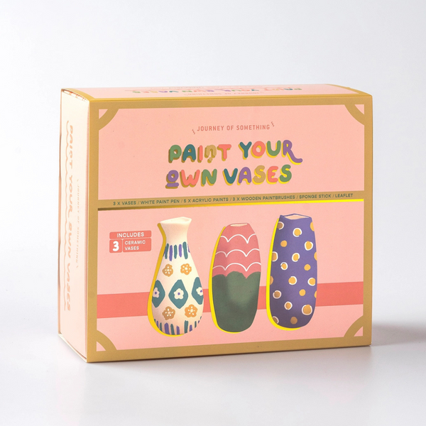 Paint Your Own Vases Kit-Craft Kits-Little Lane Workshops