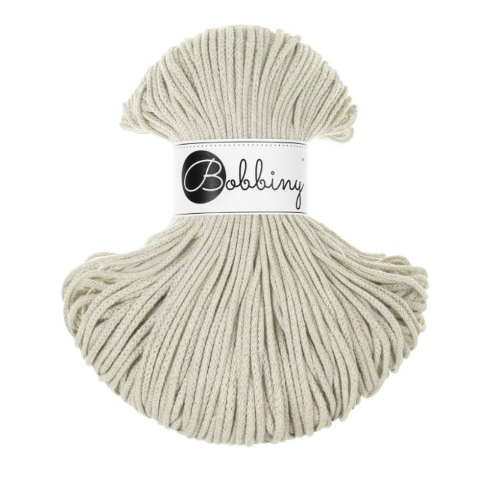 Bobbiny Braided Cord Recycle Cotton - 3mm x 100 meters-Macrame-Little Lane Workshops