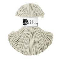 Bobbiny Braided Cord Recycle Cotton - 3mm x 100 meters-Macrame-Little Lane Workshops