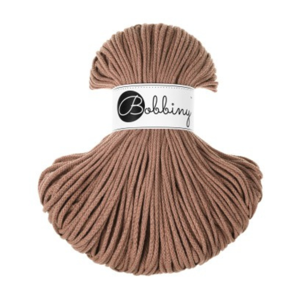 Bobbiny Braided Cord Recycle Cotton - 3mm x 100 meters-Macrame-Little Lane Workshops