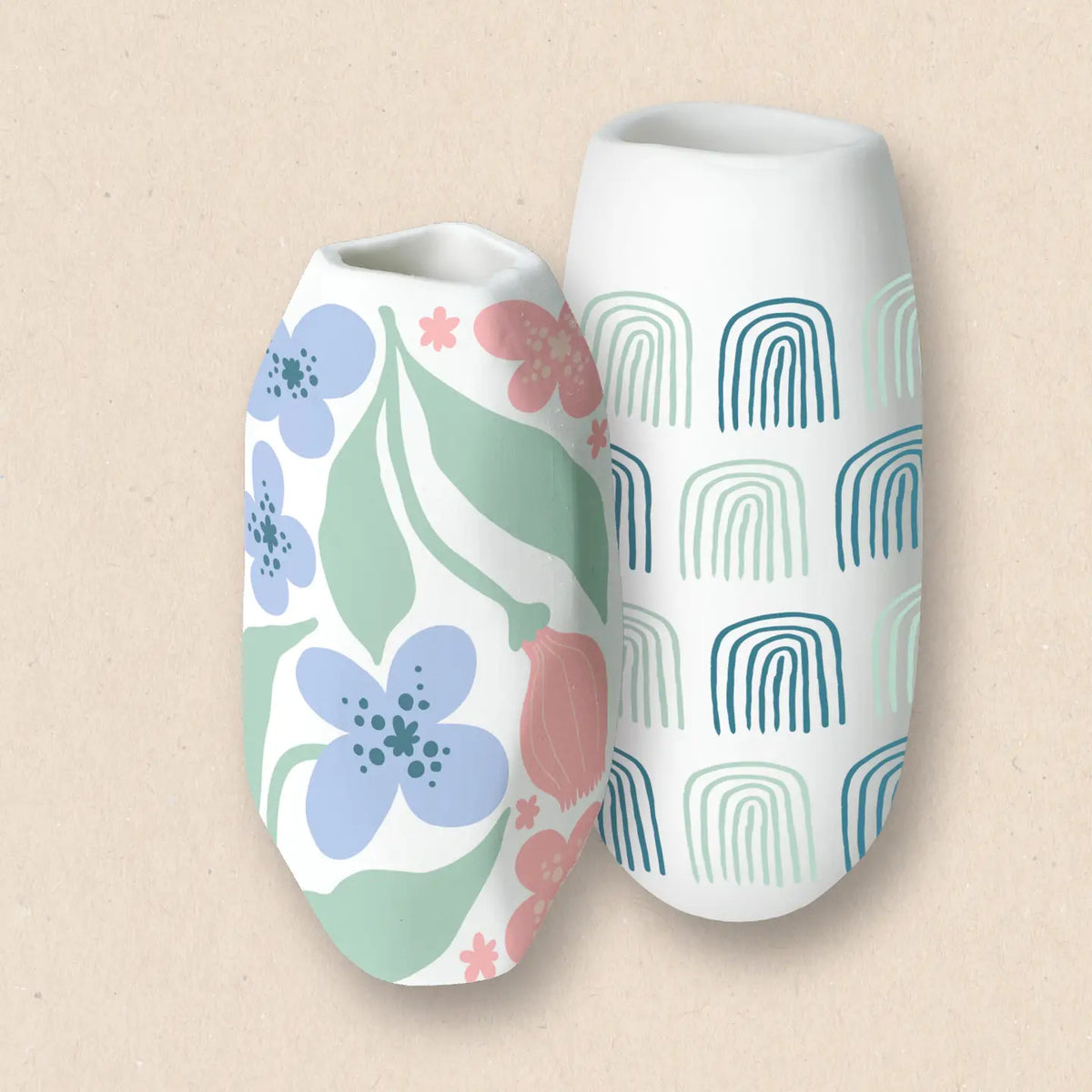 Arty Party Vase Painting Kit-Craft Kits-Little Lane Workshops
