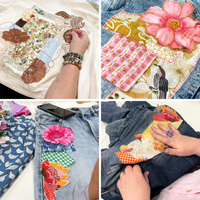 Upcycle your Jeans or Jacket - Slow Stitching Workshop-Workshop-Little Lane Workshops