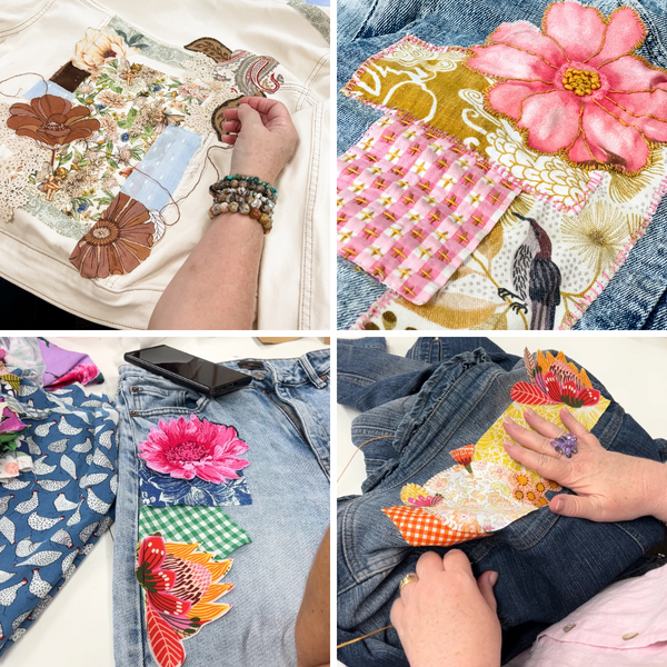 Upcycle your Jeans or Jacket - Slow Stitching Workshop-Workshop-Little Lane Workshops