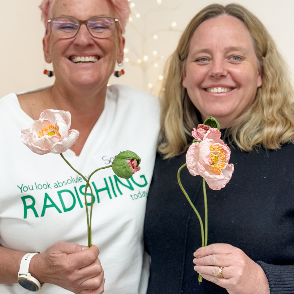 Crepe Paper Poppies - Paper Floristry Workshop-Workshop-Little Lane Workshops