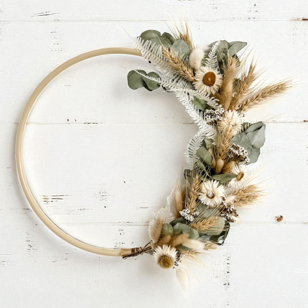 DRIED FLORAL WREATH WORKSHOP-Workshop-Little Lane Workshops