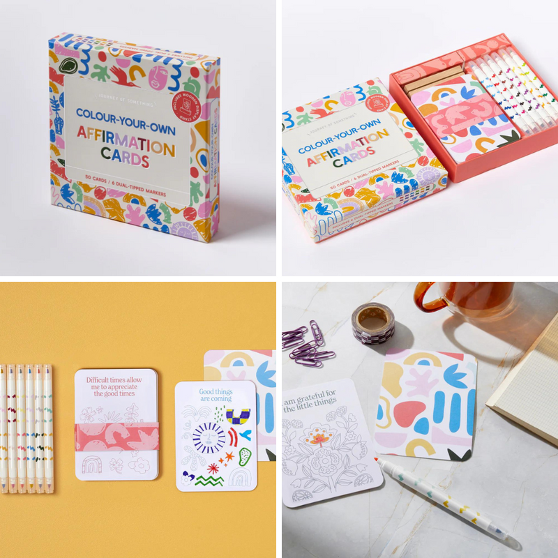 Colour Your Own Affirmation Cards-Craft Kits-Little Lane Workshops