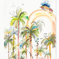 TROPICAL WATERCOLOUR WORKSHOP-Workshop-Little Lane Workshops
