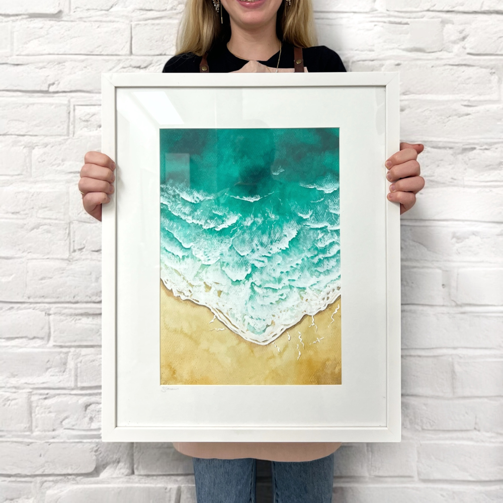 Aerial Ocean Watercolour Class-Workshop-Little Lane Workshops