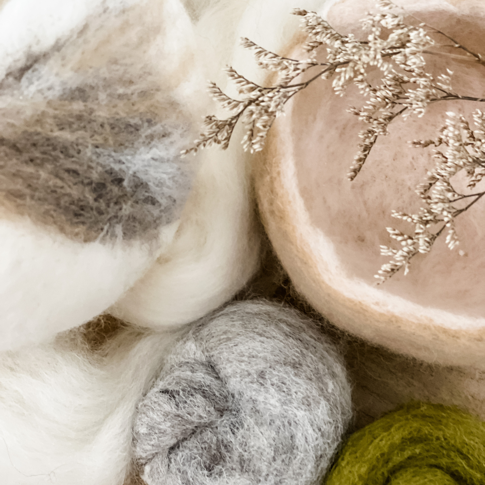 NEEDLE FELTED BOWLS WORKSHOP-Workshop-Little Lane Workshops