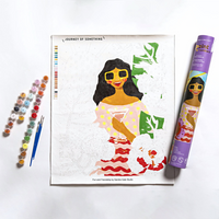 Paint By Numbers - Fun and Friendship by Sandra Gale-Art Supplies-Little Lane Workshops