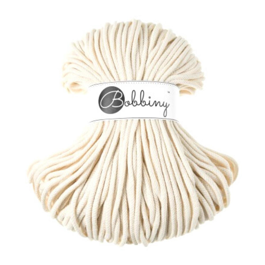 Bobbiny Braided Cord Recycle Cotton - 5mm x 100 meters-Macrame-Little Lane Workshops