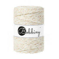 Bobbiny Gold & Natural Twisted Mop Cotton x 100 meters-Macrame-Little Lane Workshops