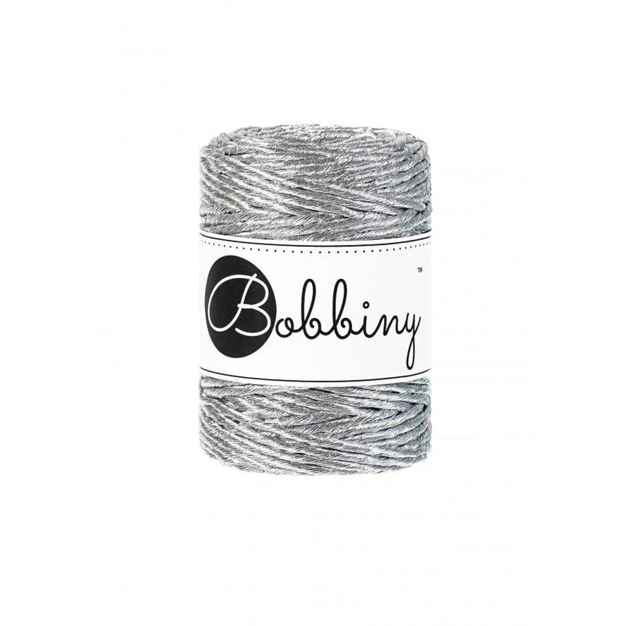 Bobbiny Macrame Metallic Single Twist Cord 3mm - 4 colours-Macrame-Little Lane Workshops