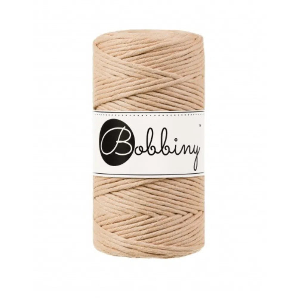 Bobbiny Macrame Twisted Mop Cotton - Coloured 3mm x 100 meters-Macrame-Little Lane Workshops
