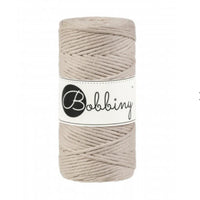 Bobbiny Macrame Twisted Mop Cotton - Coloured 3mm x 100 meters-Macrame-Little Lane Workshops