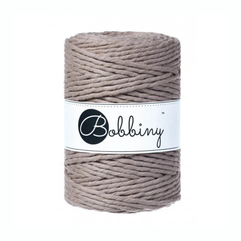 Bobbiny Macrame Twisted Mop Cotton - Coloured 5mm x 100 meters-Macrame-Little Lane Workshops