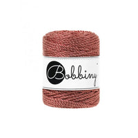 Bobbiny Metallic 3ply Macrame Rope 3mm - 5 colours-Macrame-Little Lane Workshops