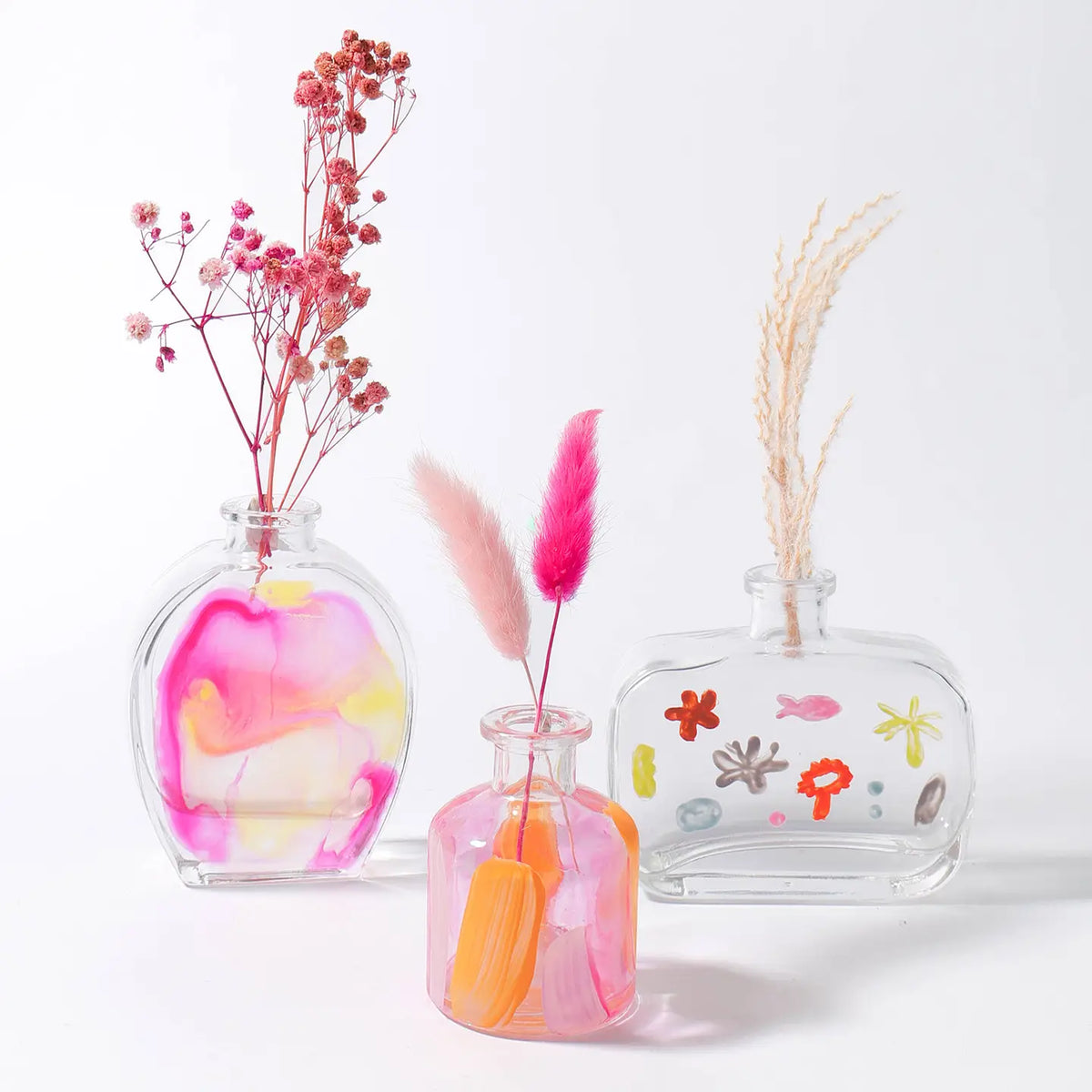 Paint Your Own Glass Vases Kit-Craft Kits-Little Lane Workshops