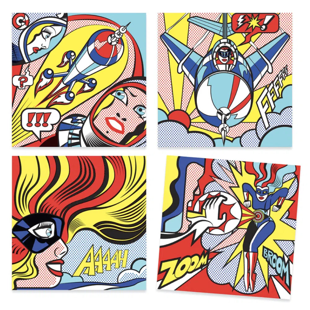 Inspired By Superheroes KIT for Kids-Craft Kits-Little Lane Workshops