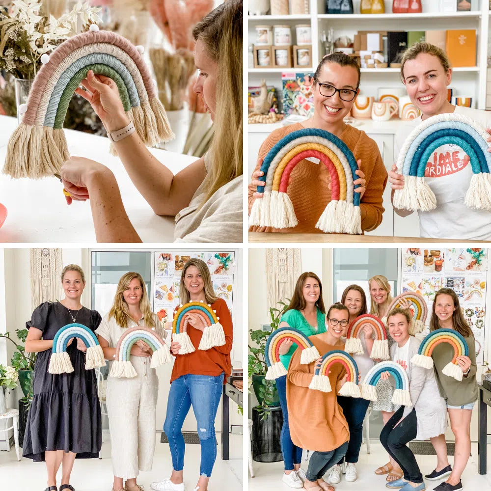 MACRAME RAINBOW WORKSHOP-Workshop-Little Lane Workshops