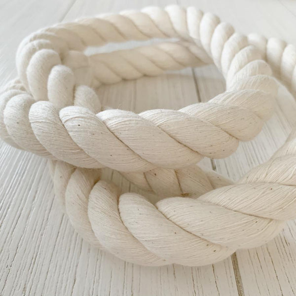 Macrame Twisted Cotton Rope 20mm-Little Lane Workshops