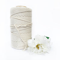 Macrame Twisted Cotton Rope 4mm-Macrame-Little Lane Workshops