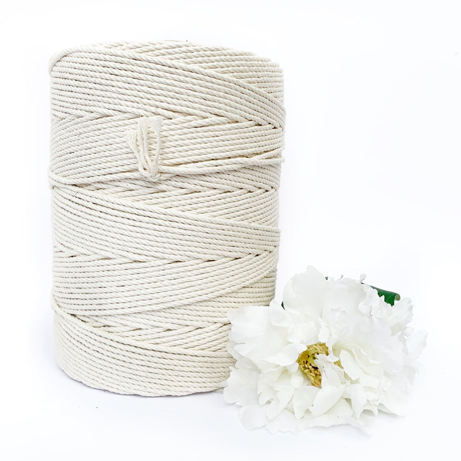 Macrame Twisted Cotton Rope 4mm-Macrame-Little Lane Workshops