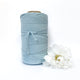 CLEARANCE Macrame Twisted Cotton Rope - Coloured 3mm x 1kg Macrame Twisted Cotton Rope Pastel Bulk Rolls (Approx 425 Meters)-Macrame-Little Lane Workshops