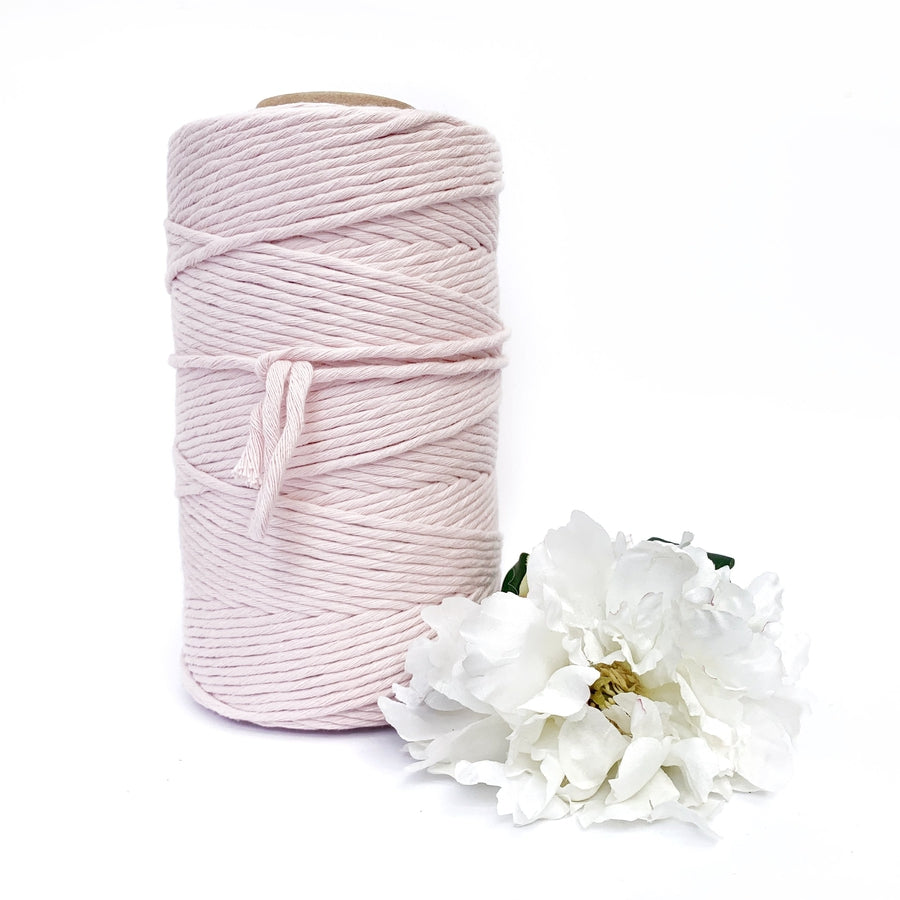 CLEARANCE Macrame Twisted Mop Cotton - Coloured 5mm x 1kg Pastel Bulk Rolls (Approx 150 Meters)-Macrame-Little Lane Workshops