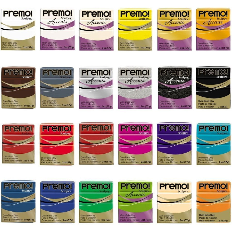 PREMO Sculpey Oven Bake Clay 57g - Various Colours-Art Supplies-Little Lane Workshops