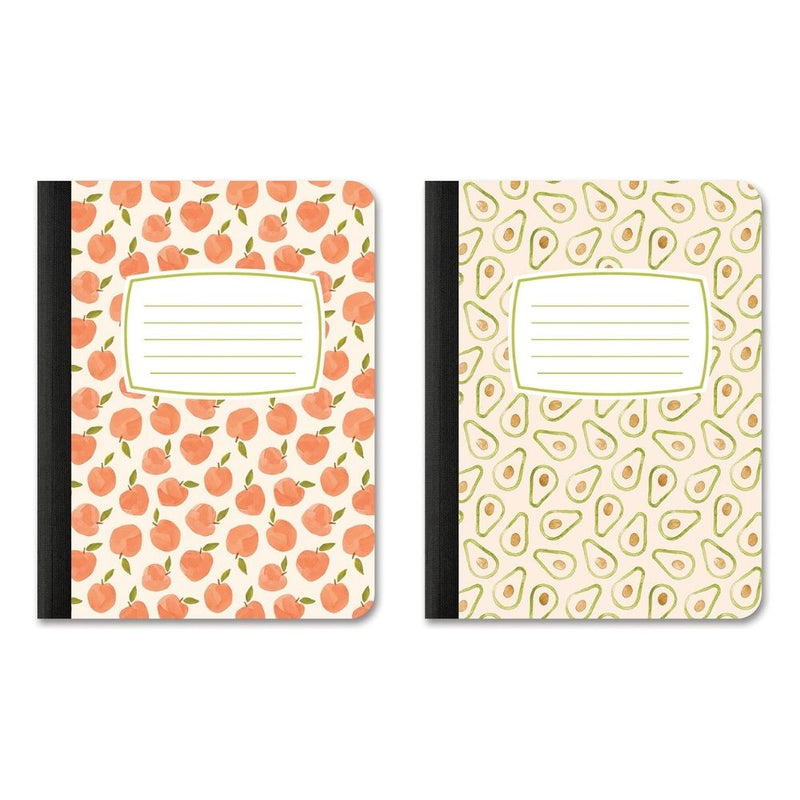 Studio Oh Notebooks x 2 Peaches & Avocado-Homewares-Little Lane Workshops