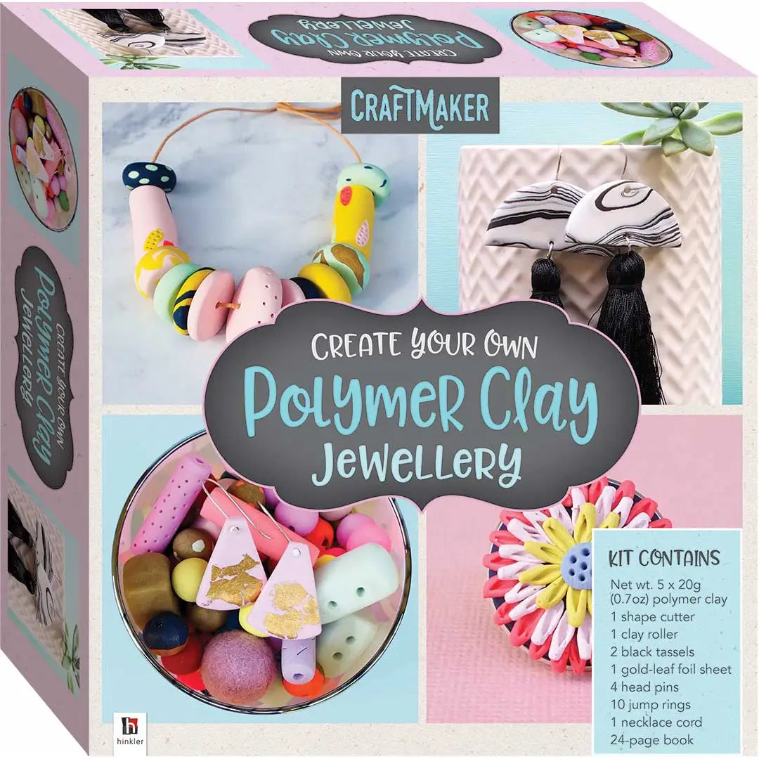 Craftmaker Create Your Own Polymer Clay Jewellery-Craft Kits-Little Lane Workshops