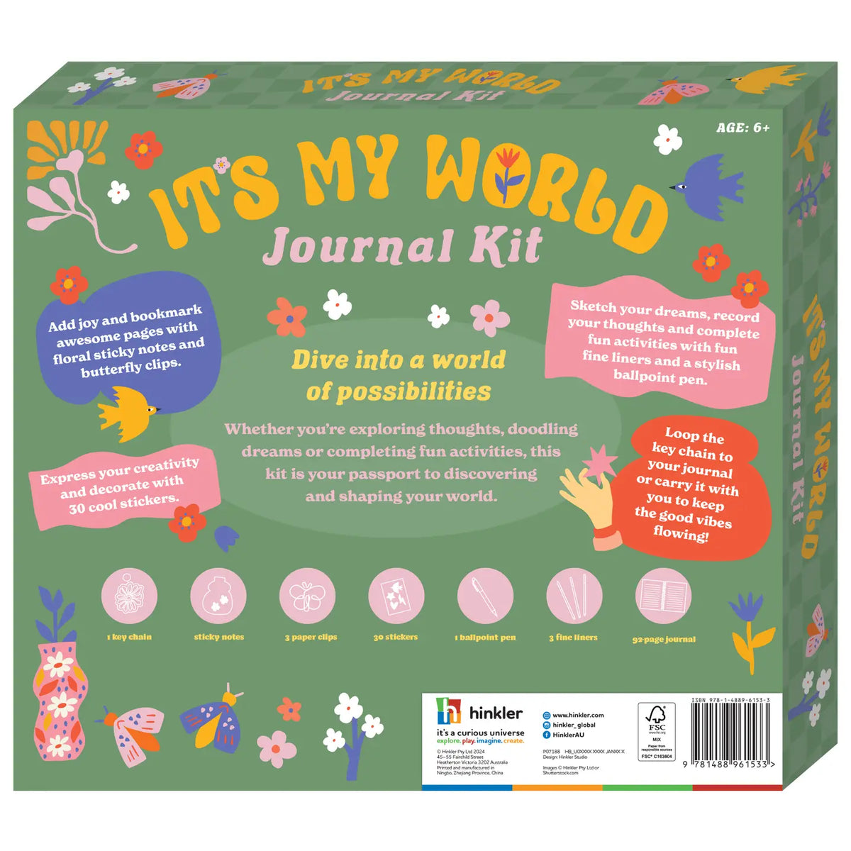 It's My World Journal Kit-Craft Kits-Little Lane Workshops