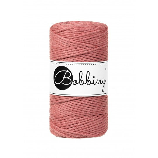 Bobbiny Macrame Twisted Mop Cotton - Coloured 3mm x 100 meters-Macrame-Little Lane Workshops