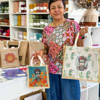 The Art of Decoupage on Fabric Workshop-Workshop-Little Lane Workshops