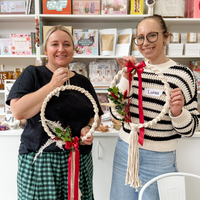 MACRAME CHRISTMAS WREATH WORKSHOP-Workshop-Little Lane Workshops