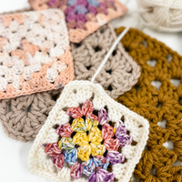 LEARN TO CROCHET GRANNY SQUARES-Workshop-Little Lane Workshops