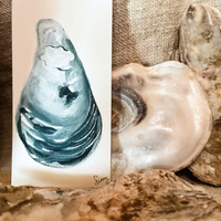 Tide Line Painted Marine Life Bookmarks & Postcards