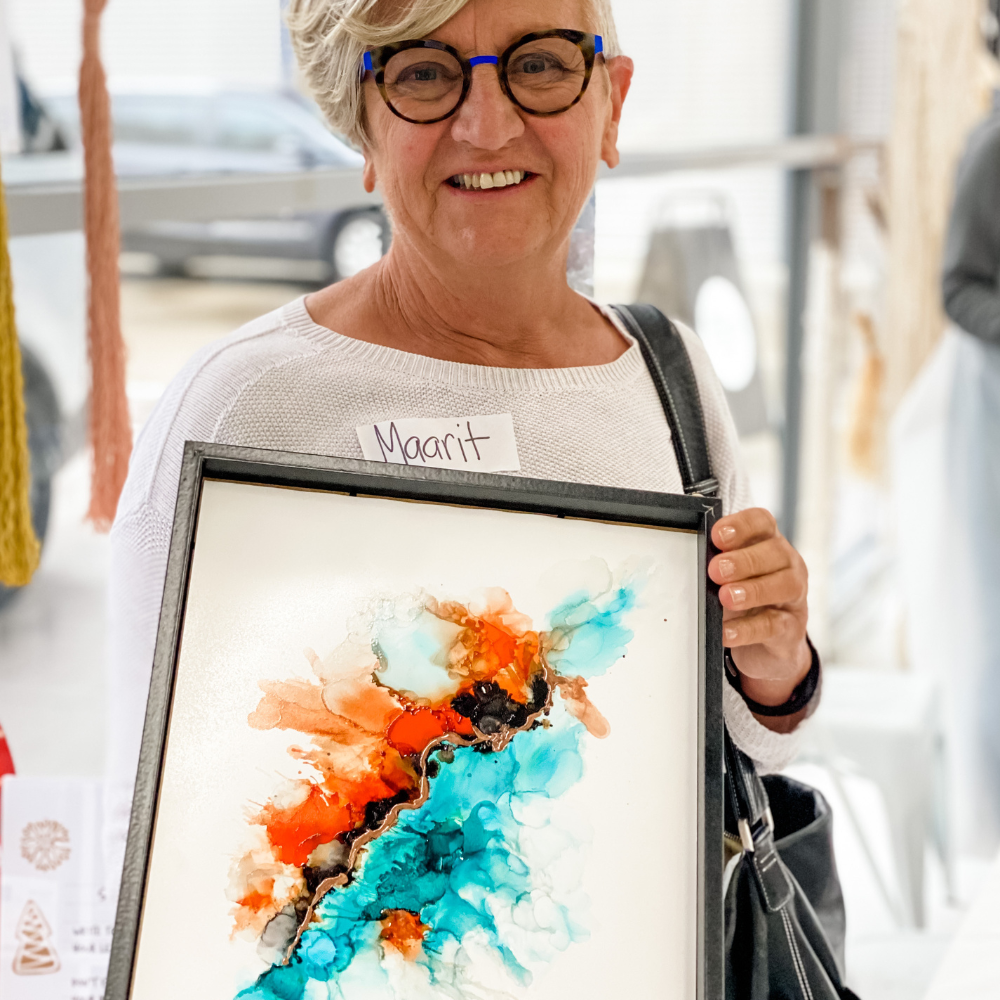 ALCOHOL INK ART & HOMEWARES WORKSHOP-Workshop-Little Lane Workshops