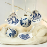 DECOUPAGE CHRISTMAS ORNAMENTS WORKSHOP-Workshop-Little Lane Workshops