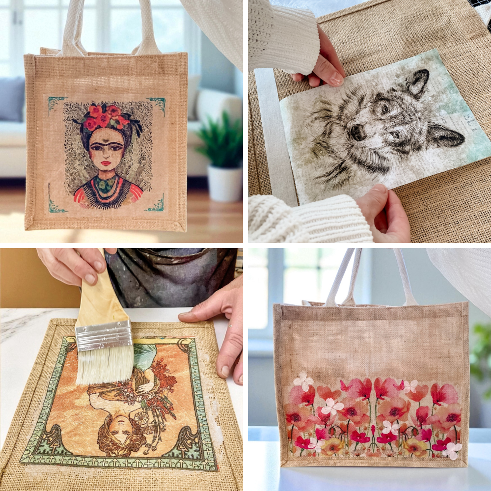 The Art of Decoupage on Fabric Workshop-Workshop-Little Lane Workshops