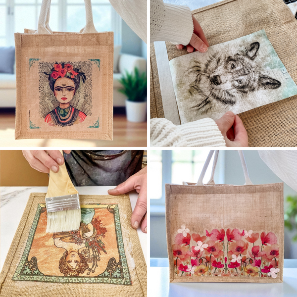 The Art of Decoupage on Fabric Workshop-Workshop-Little Lane Workshops