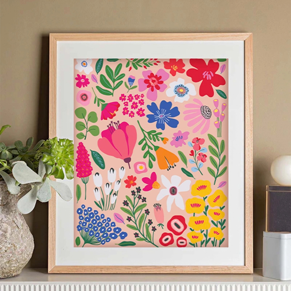 Paint By Numbers - Pressed Flowers