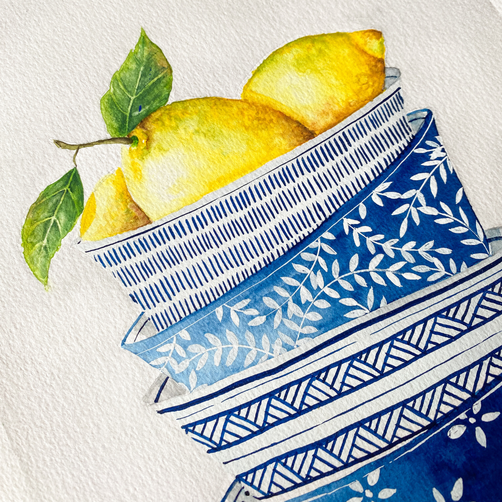 WATERCOLOUR & GOUACHE WORKSHOP - Hampton's Lemons-Workshop-Little Lane Workshops