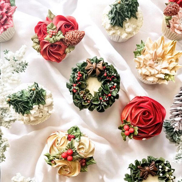 CHRISTMAS CUPCAKE DECORATING WORKSHOP-Workshop-Little Lane Workshops