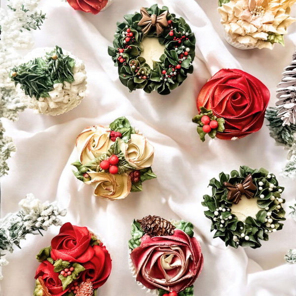 CHRISTMAS CUPCAKE DECORATING WORKSHOP-Workshop-Little Lane Workshops