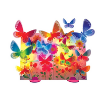 3D GLOW BUTTERFLY CANVAS for Kids-Craft Kits-Little Lane Workshops