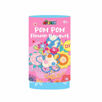 Flower Pom Pom Bouquet KIT for Kids-Craft Kits-Little Lane Workshops