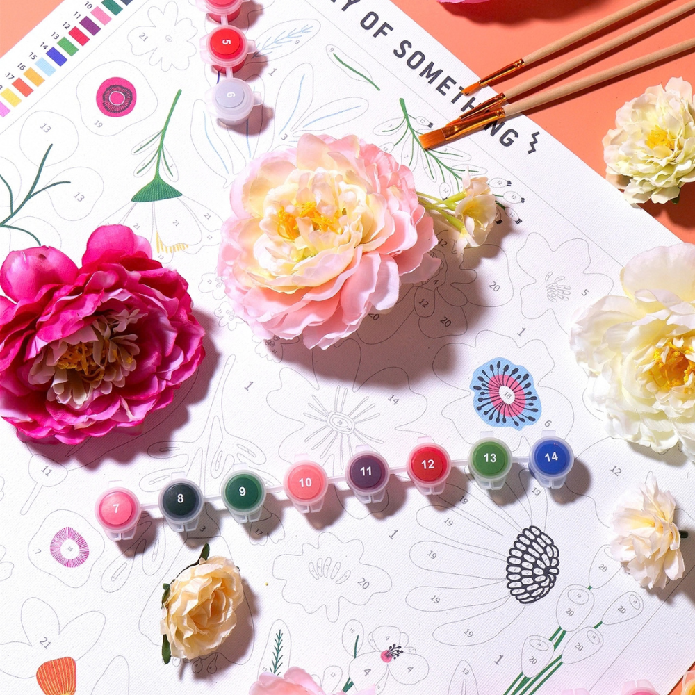 Paint By Numbers - Pressed Flowers
