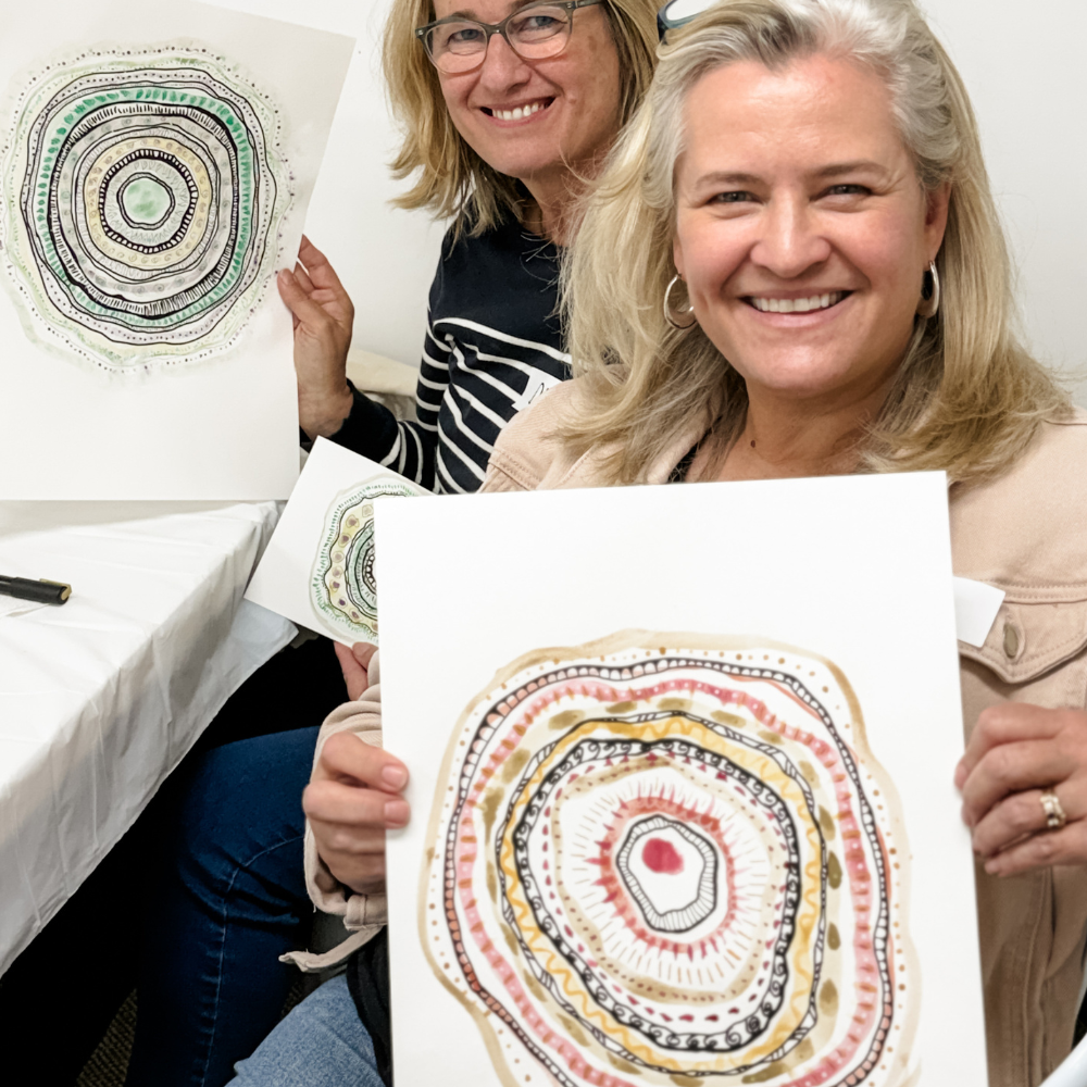 Mindful Mark Making with Watercolour-Workshop-Little Lane Workshops